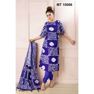 কটন বাটিক থ্রি পিছ (MT-10066)