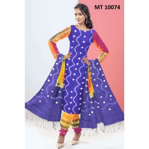 কটন বাটিক থ্রি পিছ (MT-10074)