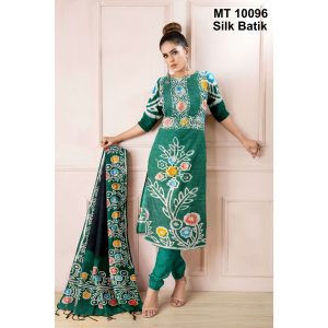 সিল্ক বাটিক থ্রি পিছ (MT-10096)