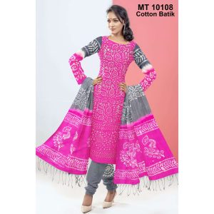 কটন বাটিক থ্রি পিছ (MT-10108)