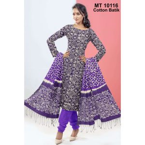 কটন বাটিক থ্রি পিছ (MT-10116)