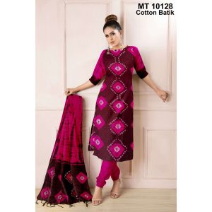 কটন বাটিক থ্রি পিছ (MT-10128)