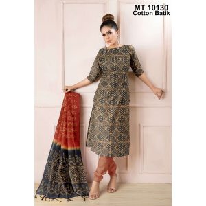 কটন বাটিক থ্রি পিছ (MT-10130)