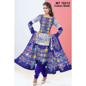 কটন বাটিক থ্রি পিছ (MT-10212)