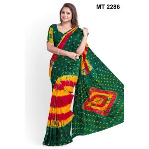 Soft Cotton Batik Saree with Blouse Piece (MT-2286)