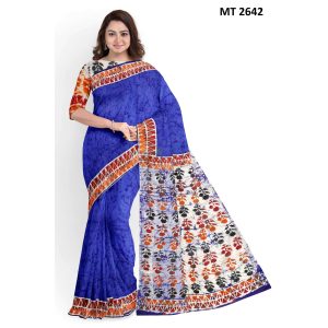 Soft Cotton Batik Saree with Blouse Piece (MT-2642)