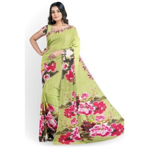 মাসলাইস সিল্ক ডিজিটাল প্রিন্ট শাড়ী (MT-2673)