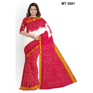 Soft Cotton Batik Saree with Blouse Piece (MT-2681)