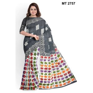 Soft Cotton Batik Saree with Blouse Piece (MT-2757)