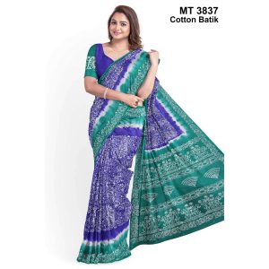 Soft Cotton Batik Saree with Blouse Piece (MT-3837)