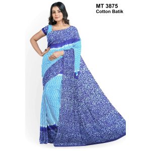 Soft Cotton Batik Saree with Blouse Piece (MT-3875)