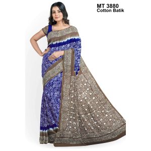 Soft Cotton Batik Saree with Blouse Piece (MT-3880)