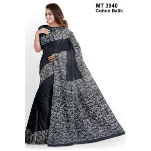 Soft Cotton Batik Saree with Blouse Piece (MT-3940)