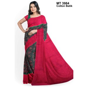 Soft Cotton Batik Saree with Blouse Piece (MT-3984)