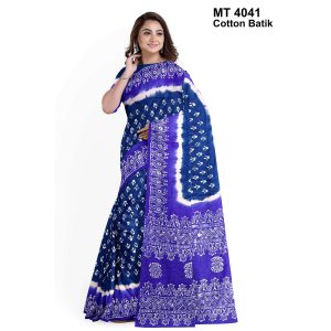 Soft Cotton Batik Saree with Blouse Piece (MT-4041)