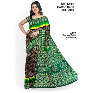 Soft Cotton Batik Saree with Blouse Piece (MT-4112)
