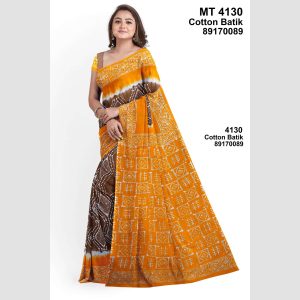 Soft Cotton Batik Saree with Blouse Piece (MT-4130)
