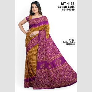 Soft Cotton Batik Saree with Blouse Piece (MT-4133)