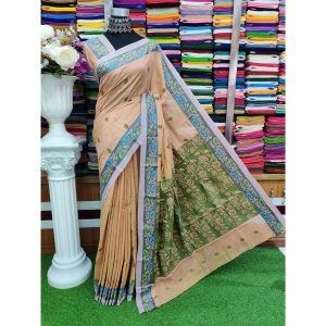 টাঙ্গাইল কটন বালুচুড়ি শাড়ী ব্লাউজ পিছ সহ