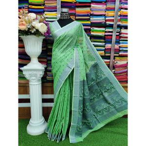 টাঙ্গাইল কটন বালুচুড়ি শাড়ী ব্লাউজ পিছ সহ